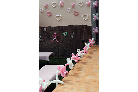 Decoración globoflexia (Mago Samu - Zaragoza)
