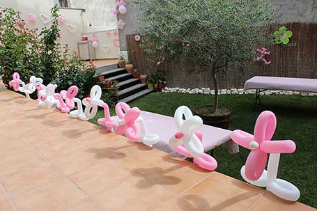Decoración globoflexia (Mago Samu - Zaragoza)
