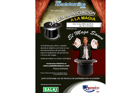 Taller de magia en Suministros Industriales Herco (Mago Samu - Zaragoza)